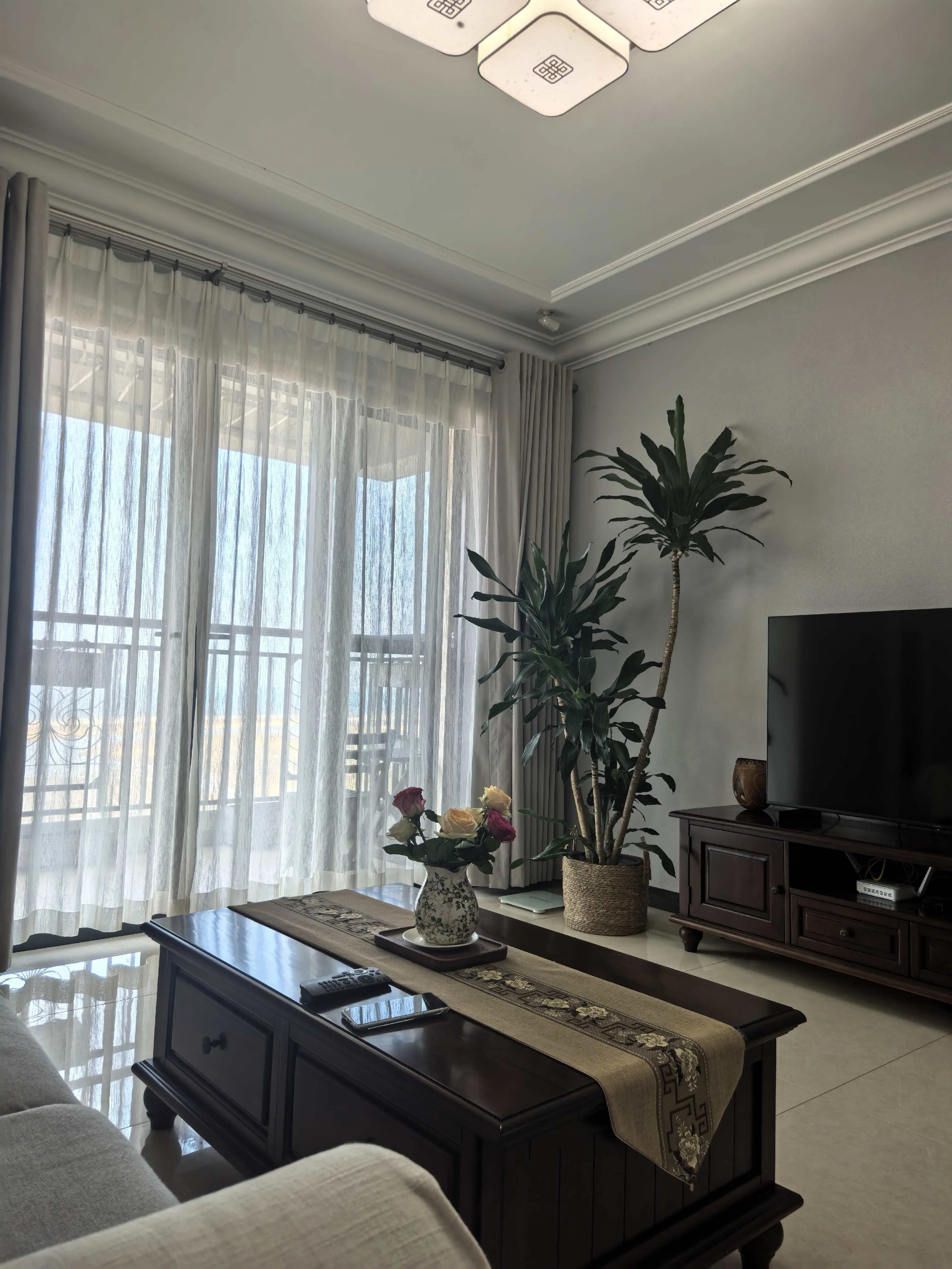 Cozy living room (4) in Beihai homestay apartment