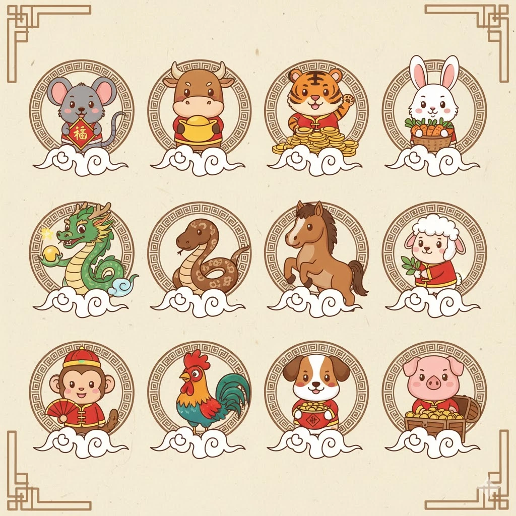 十二生肖,chinese-horoscope