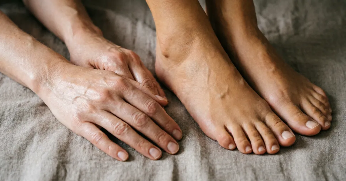 Chinese 手脚 literally means hands and feet