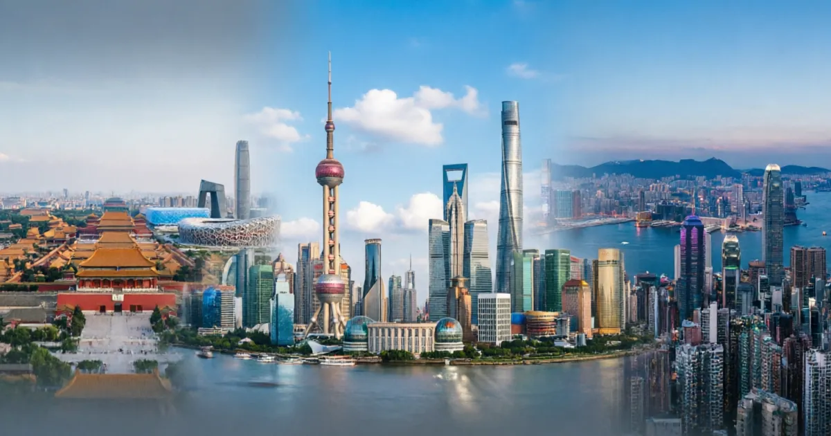 Città cinesi chiave: Pechino, Shanghai, Hong Kong e altre centrali strategiche