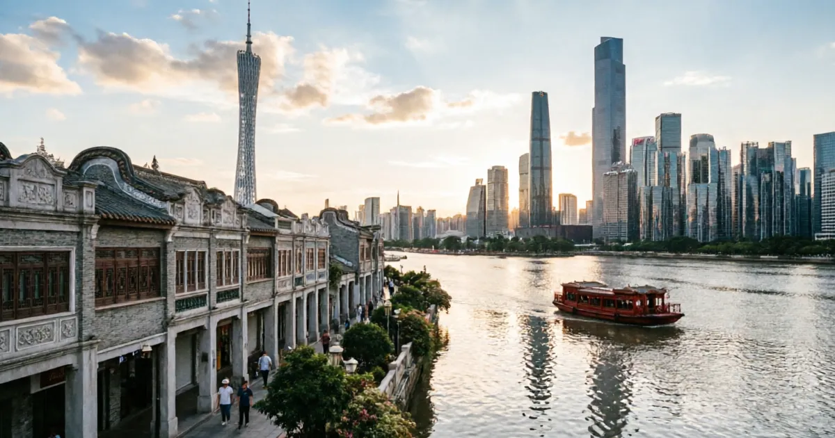 Guangzhou – Kinas äldsta handelsstad mellan tradition och framtid