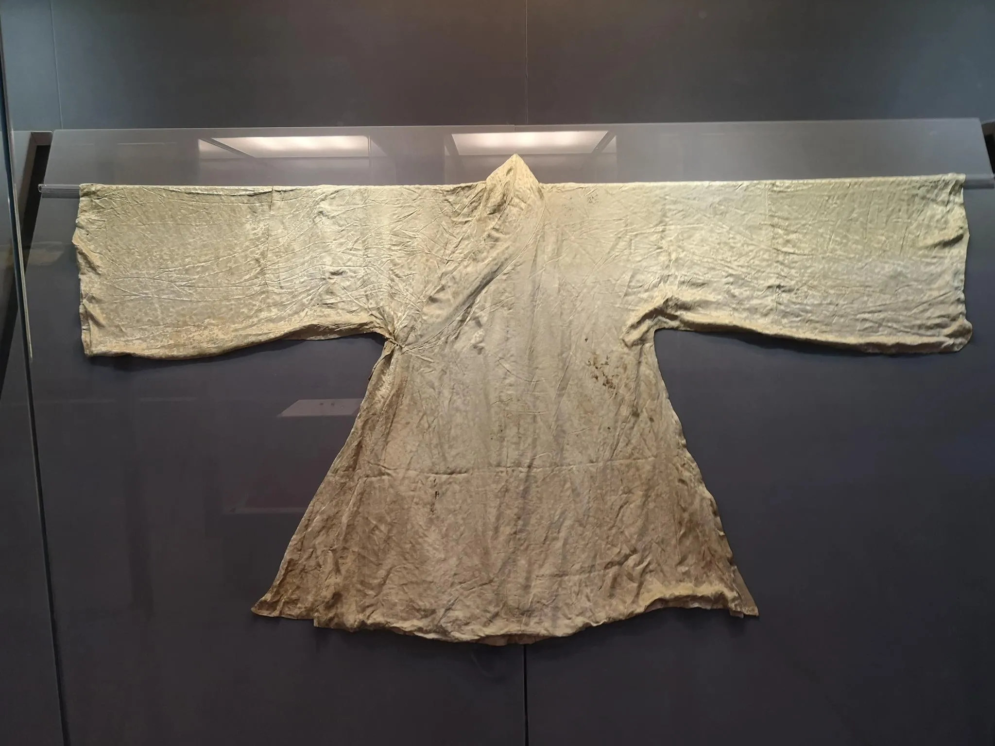 Ancient Ming dynasty official robe on display