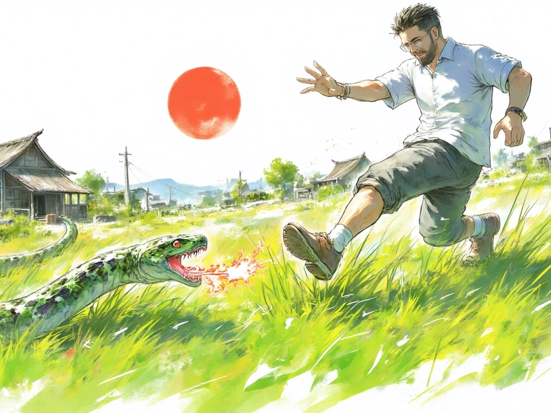 Ancient scroll depicting moral and cultural teachings, emphasizing careful and deliberate actions inspired by Chinese idioms like 打草惊蛇.