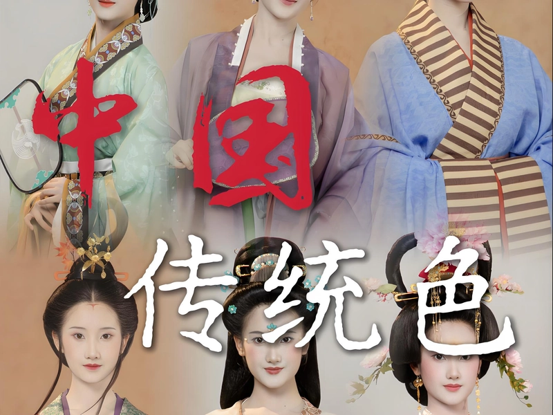 A Chinese traditional color palette, reflecting nature, philosophy, and cultural symbolism.