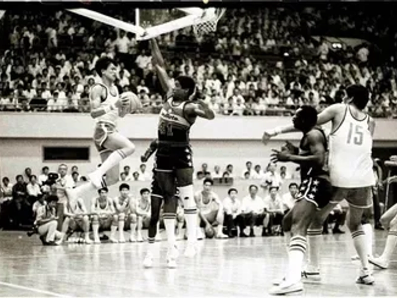 Washington Bullets in China, 1979；rpl,rplschool,madarlin study,chinese study