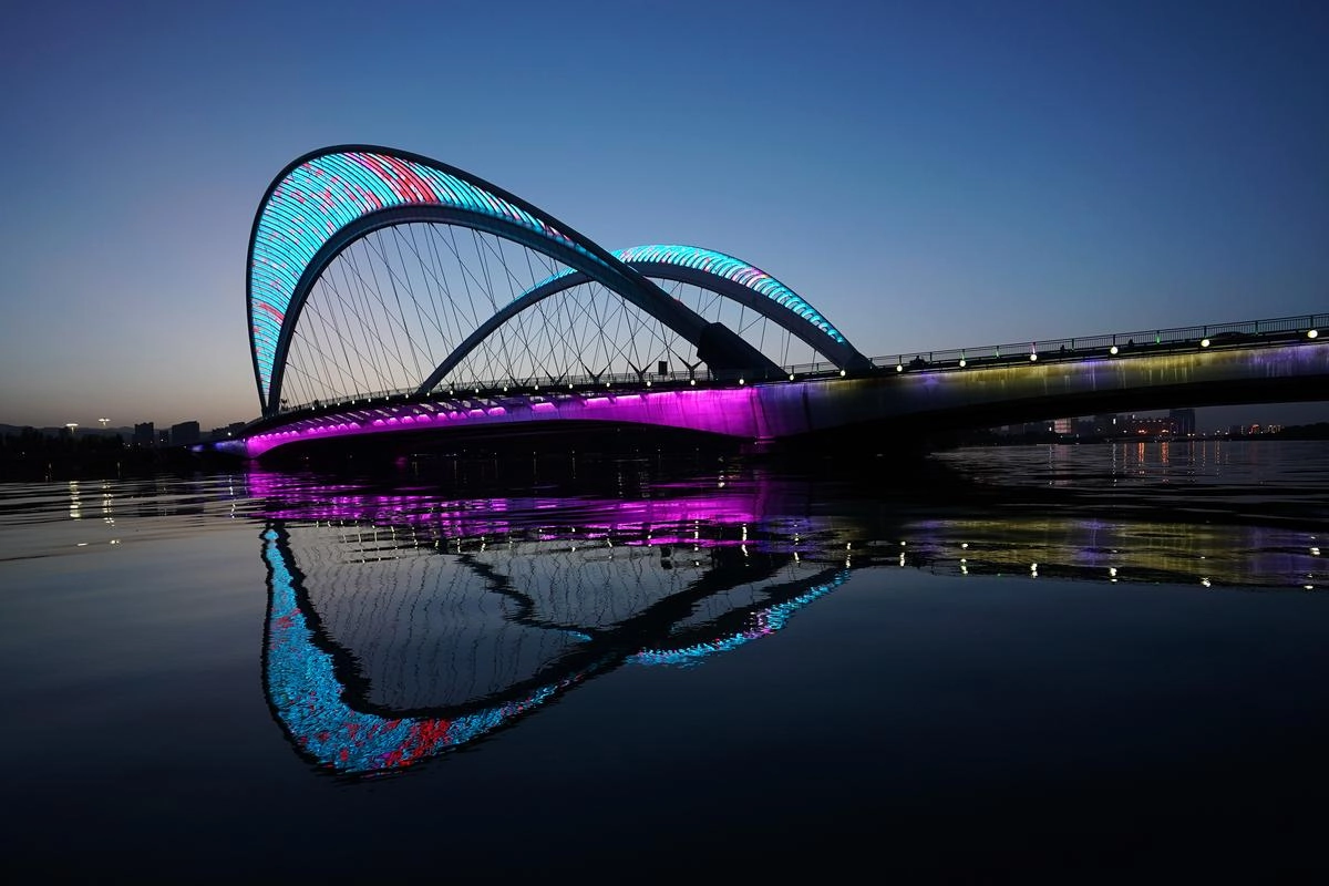 Jin Temple in Taiyuan with ancient architecture and Nanlao Spring