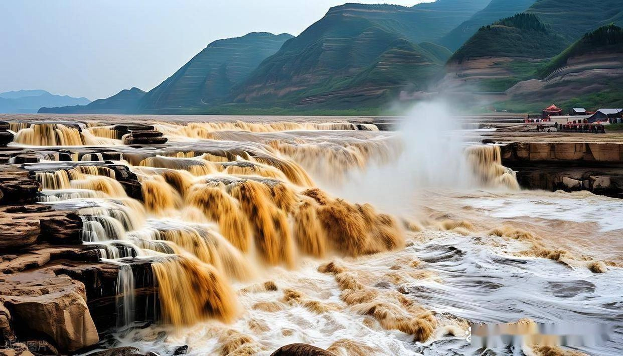 Yellow River Hukou Waterfall (Shaanxi side)