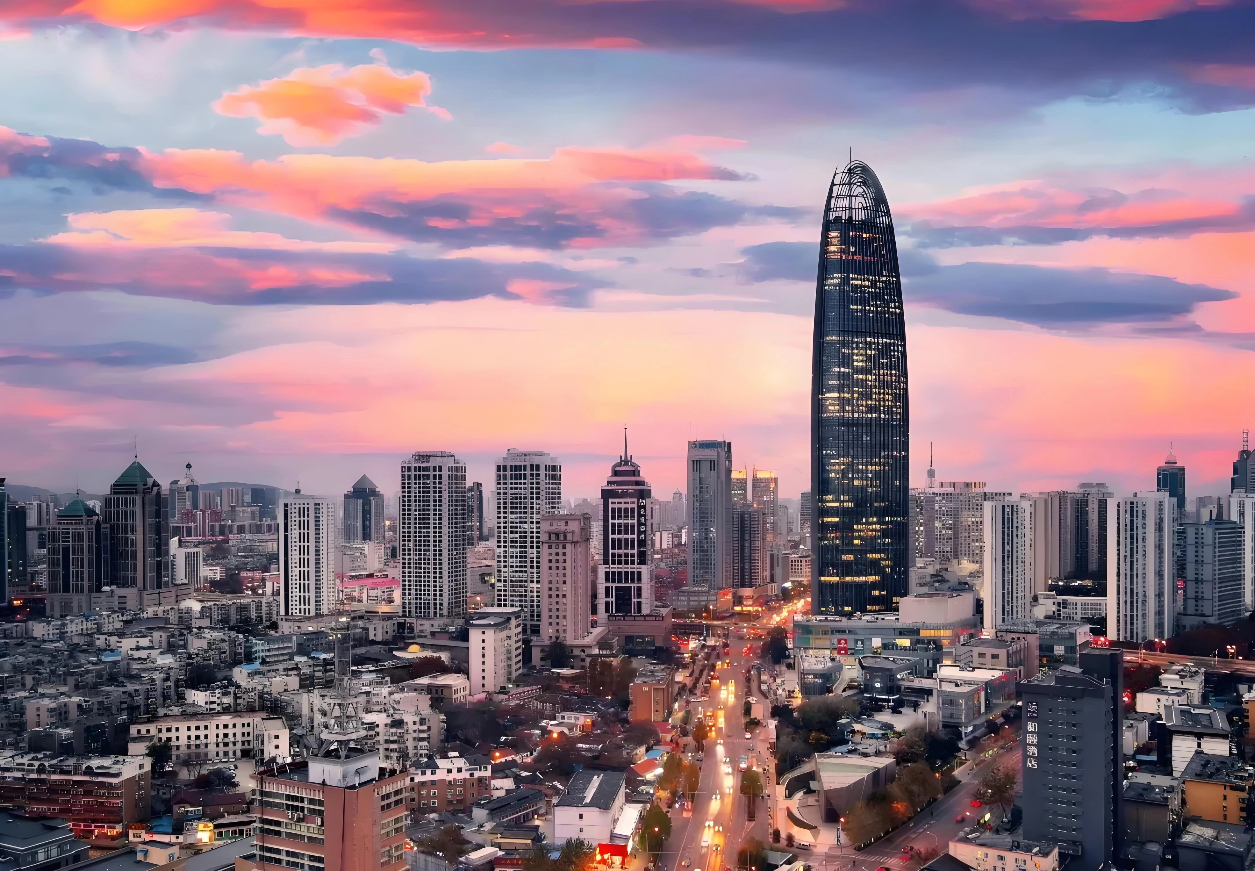 Baotu Spring and Daming Lake in Jinan, Shandong, showing the city’s blend of history and modernity