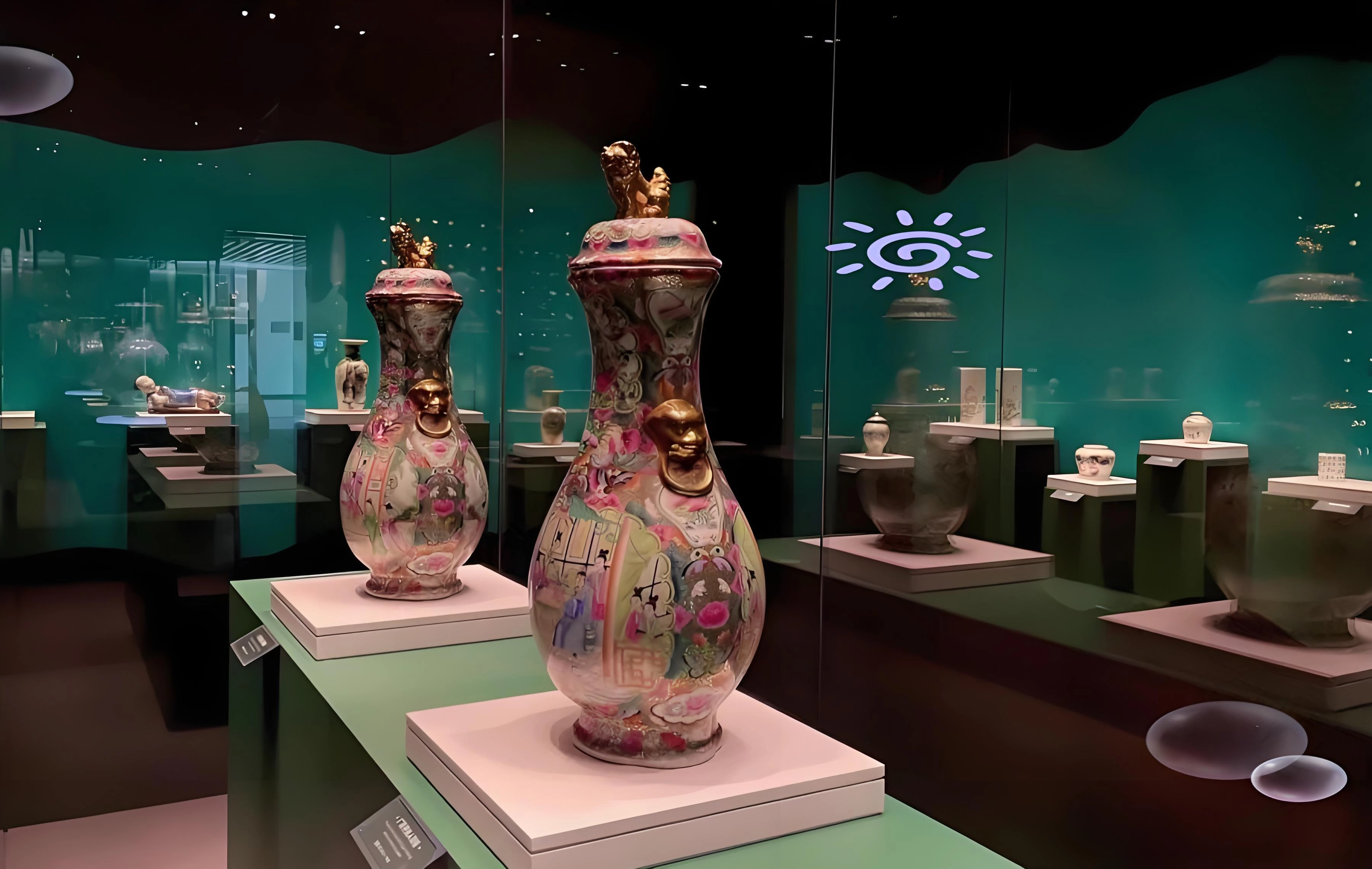 Zibo ceramics and glass