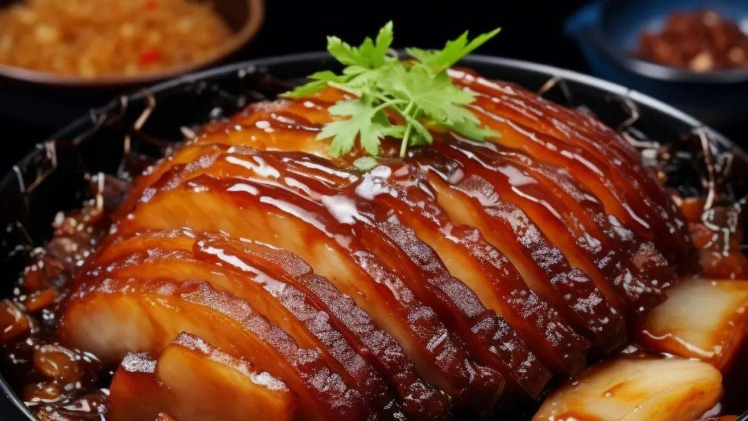 Braised pork in thick slices (Ba Zi Rou)
