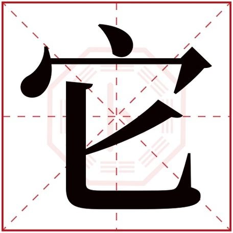 The evolution of the character 它 from an oracle bone script pictograph of a snake to its modern form