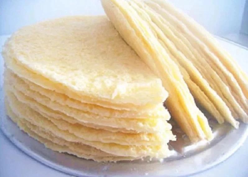 Delicate Mongolian milk skin sheets with creamy texture