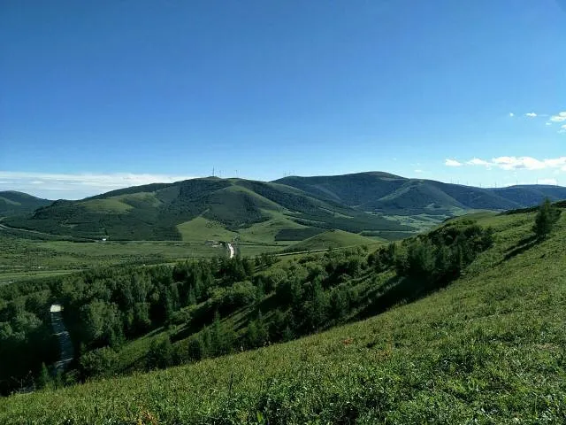 Taihang Mountain range in Hebei with majestic peaks and ancient mountain passes