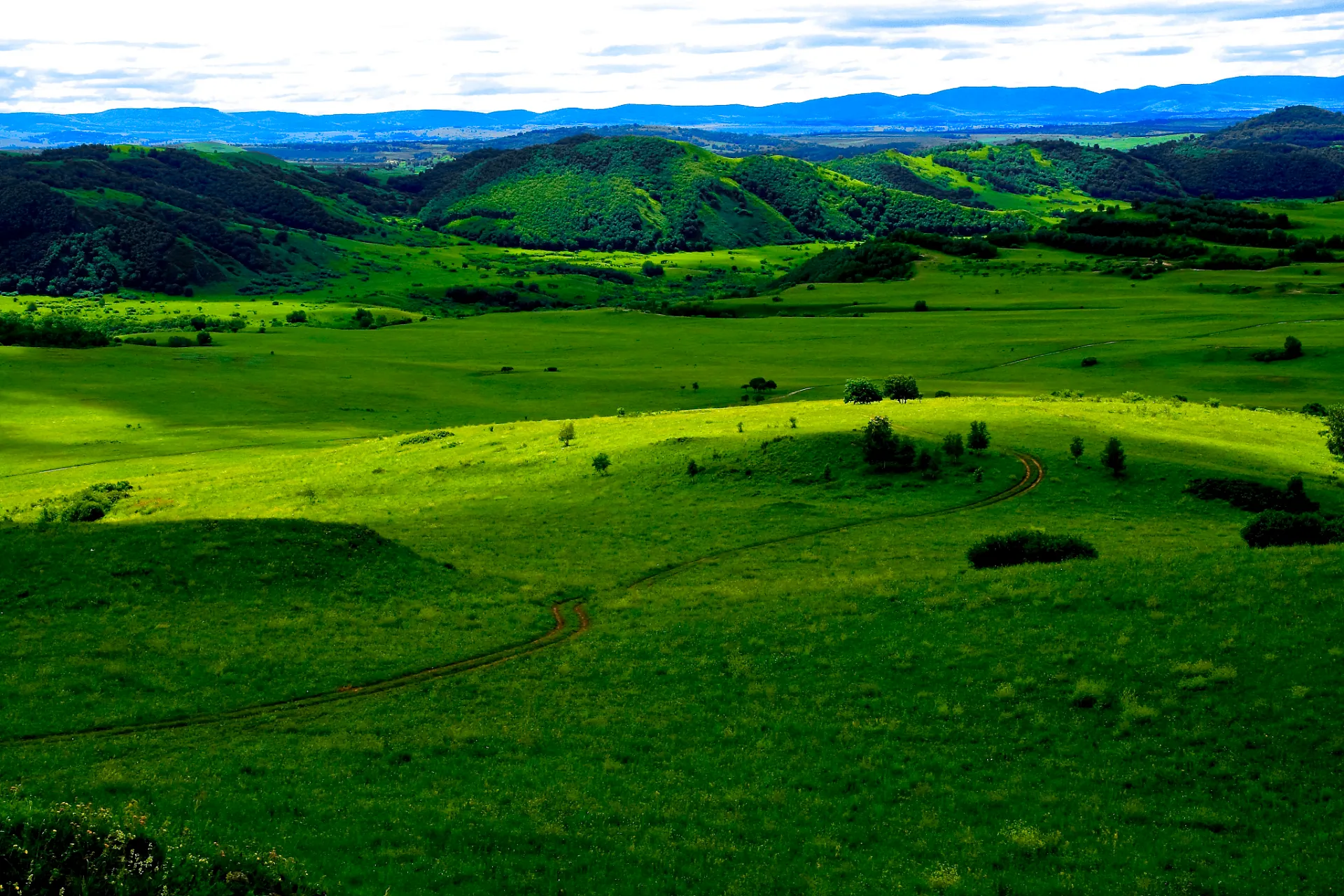 Bashang Plateau grasslands with nomadic culture and traditional Mongolian yurts