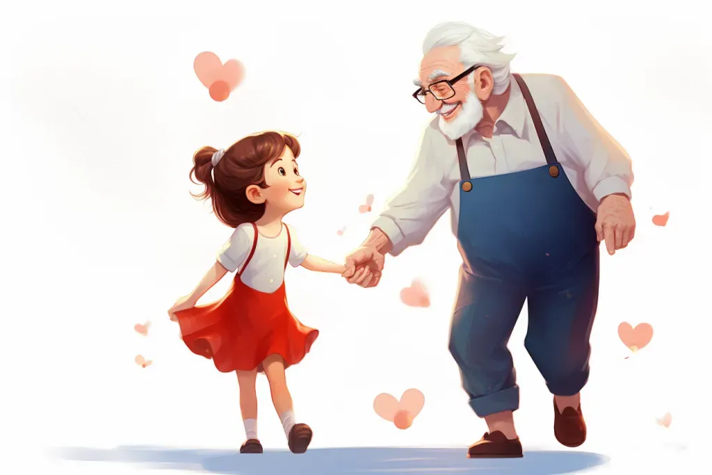 Family climbing mountains together during Chongyang Festival to show respect for elders