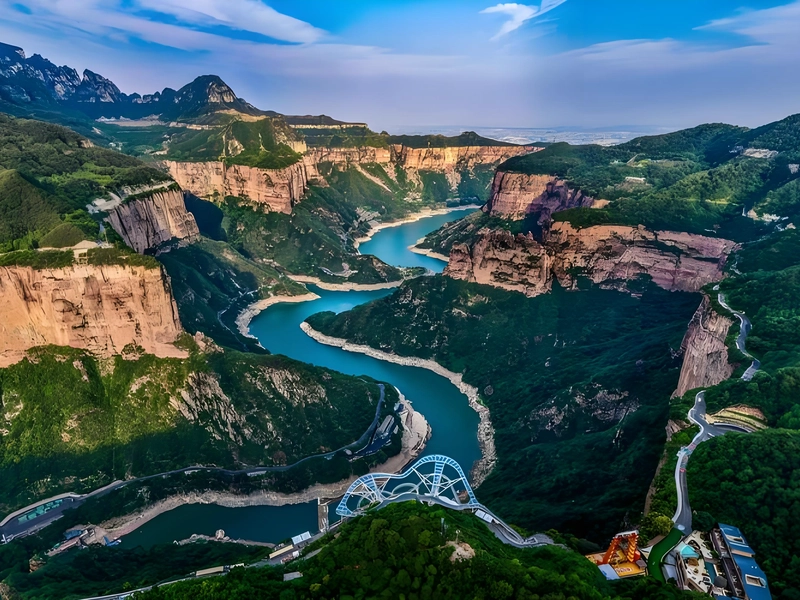Summer wheat harvest in Henan with golden fields and modern combine harvesters
