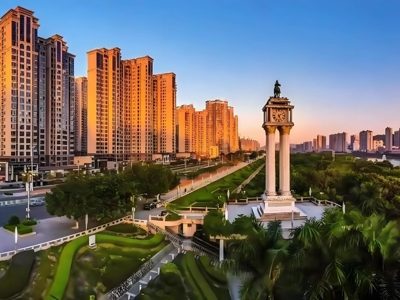 Quanzhou’s ancient harbor and Qingjing Mosque, representing the city’s historic role on the Maritime Silk Road