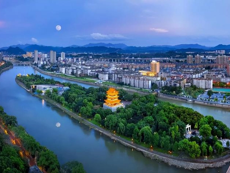 Yichun hot springs, bamboo forests and ecological landscapes