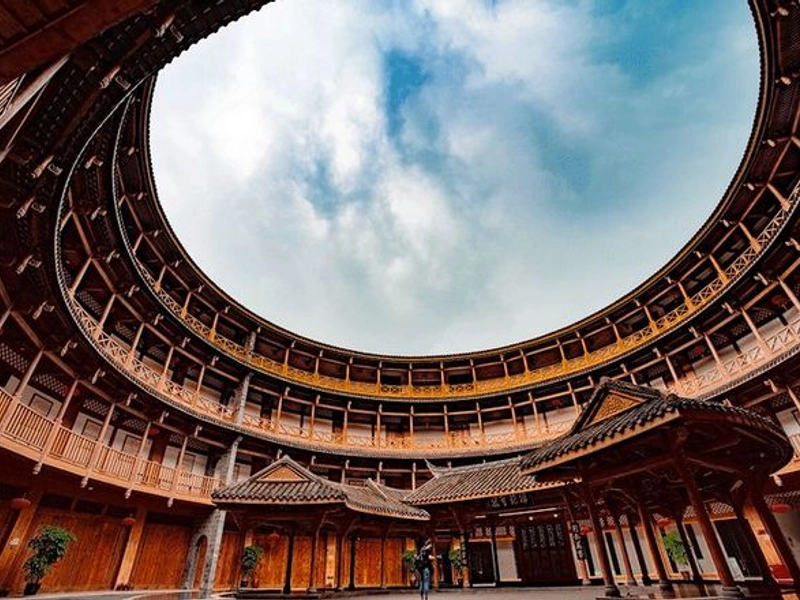 Hakka Gǔwén performance with wooden clappers and traditional instruments