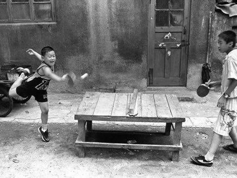 table tennis arrived  China 