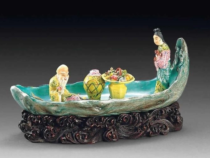 Wanjiang colored porcelain and traditional handicrafts showcasing intricate designs and vibrant colors