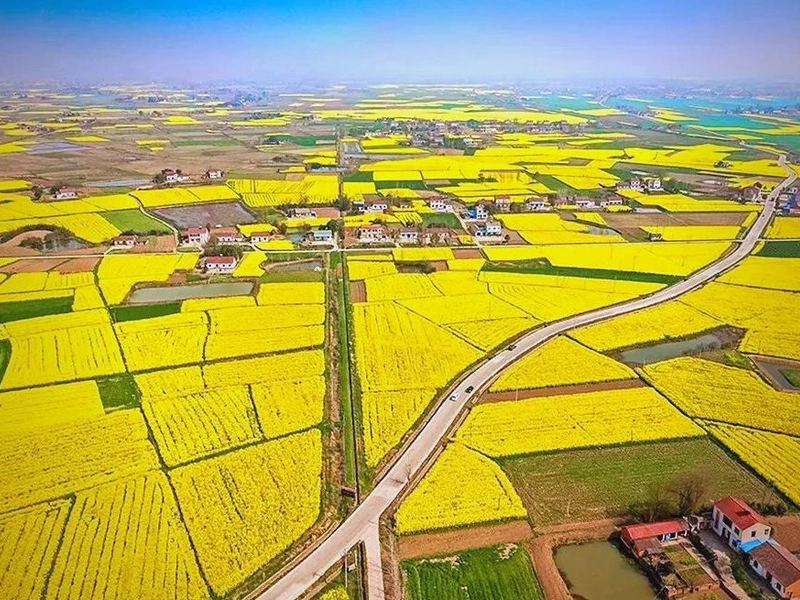 Confluence of Yangtze and Han Rivers in Hubei