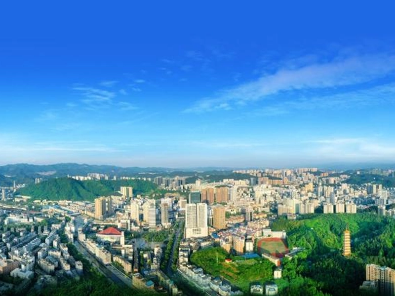 Wudang Mountains with temples and Golden Summit, Shiyan, Hubei