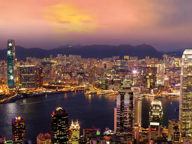 Map and skyline collage representing the largest Chinese metro areas, highlighting major urban agglomerations such as Shanghai, Beijing, Guangzhou–Foshan, Shenzhen, and Chengdu.