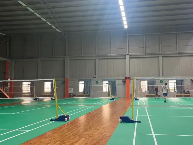 羽毛球比赛场景