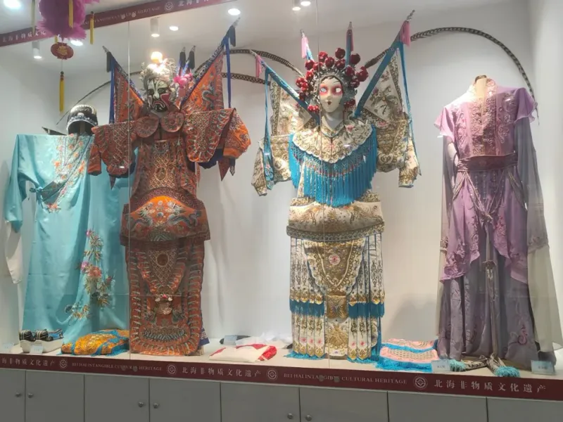 Beihai Intangible Cultural Heritage Exhibition showcasing local traditional crafts