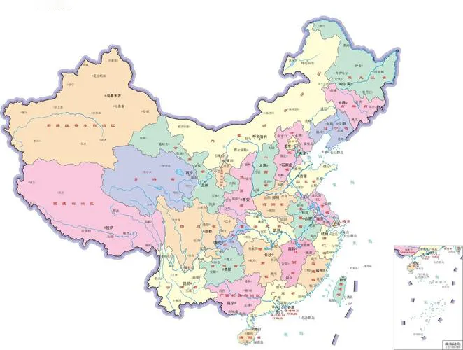 A Chinese-style world map centered on the Pacific Ocean, highlighting China’s territorial boundaries, the South China Sea nine-dash line, and key frontier regions that reflect China’s historical memory and geopolitical perspective.