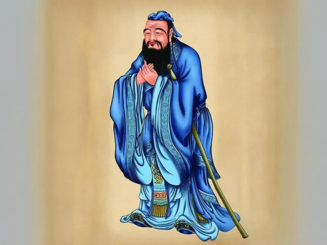 Confucius, the influential philosopher and educator of the Spring and Autumn Period