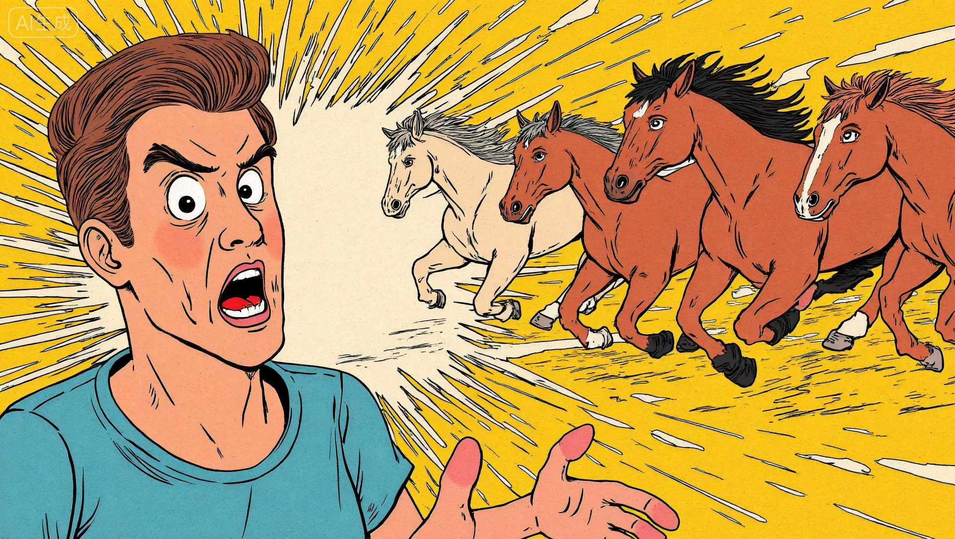 A person speaking thoughtfully, illustrating the proverb “一言既出，驷马难追” and the importance of thinking before speaking.