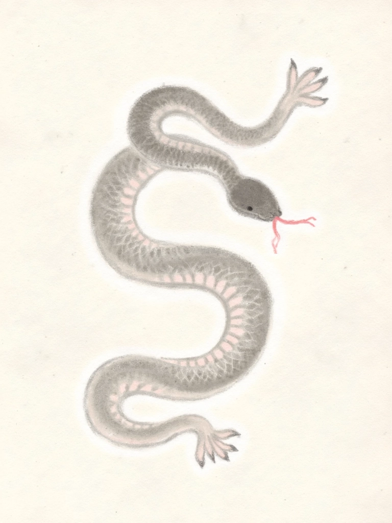 RPLschool Mandarin learning — Chinese idiom “画蛇添足” (huà shé tiān zú), meaning to ruin something by adding unnecessary details.