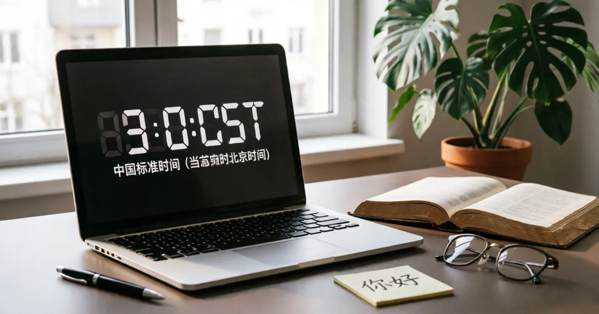 Wie spät ist es gerade in China? Zeitcheck für Chinesisch-Lerner