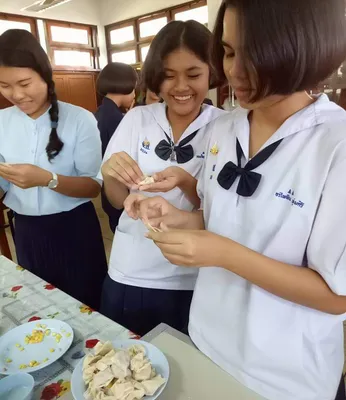 Students engaged in collaborative learning and cultural activities at RPL School